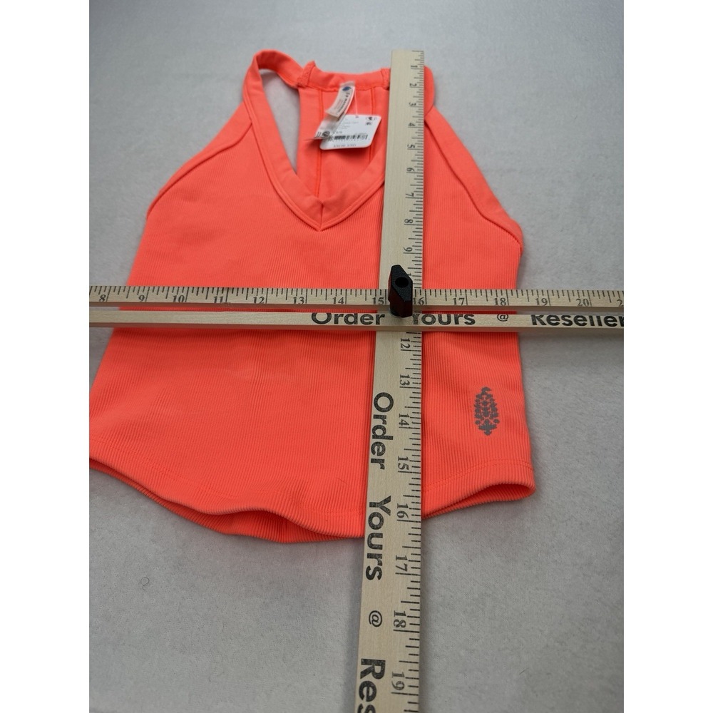 Free People Movement Women's All Clear Cami Neon Coral XS/S NWT *read - Picture 7 of 7